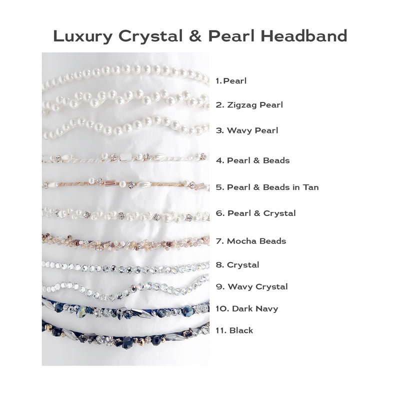 Delicately embellished with shimmering crystals pearls and bijoux thin and comfy Hairband. Perfect for weddings, Holidays, or elevating your everyday style. Maison Soyenne