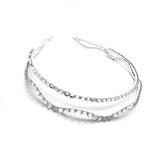 Dazzling crystal embellishments light up this swarovski rhinestone thin comfort Hairband for special events or daily wear - Maison Soyenne