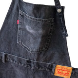 Upcycled levi's denim apron, vintage levi's apron, recycled levi’s apron, unisex levi's denim apron, made in usa best levi’s black apron