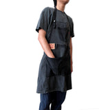 Upcycled levi's denim apron, vintage levi's apron, recycled levi’s apron, unisex levi's denim apron, made in usa best levi’s black apron