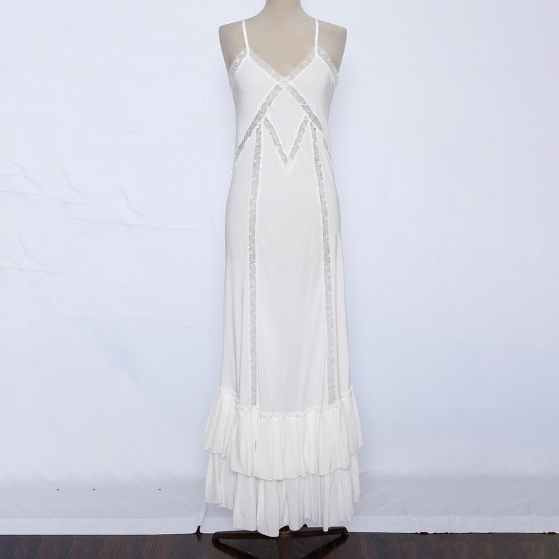 ANAS 100% SILK MAXI SLIP DRESS MAISON SOYENNE ANAS 100% SILK MAXI SLIP DRESS MAISON SOYENNE