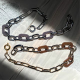 best chunky bold link chain necklace for women, mixed chain thick paper clip necklace, luxury chunky links necklace for men, made in usa bold links chain necklace
