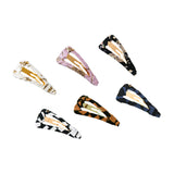 Luxury fabric wrapped hair snap clip, eco-friendly sustainably handmade in USA, best hair pins