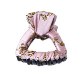 Fabric wrapped pink medium hair claw clip, eco-friendly sustainably handmade in USA best hair accessories