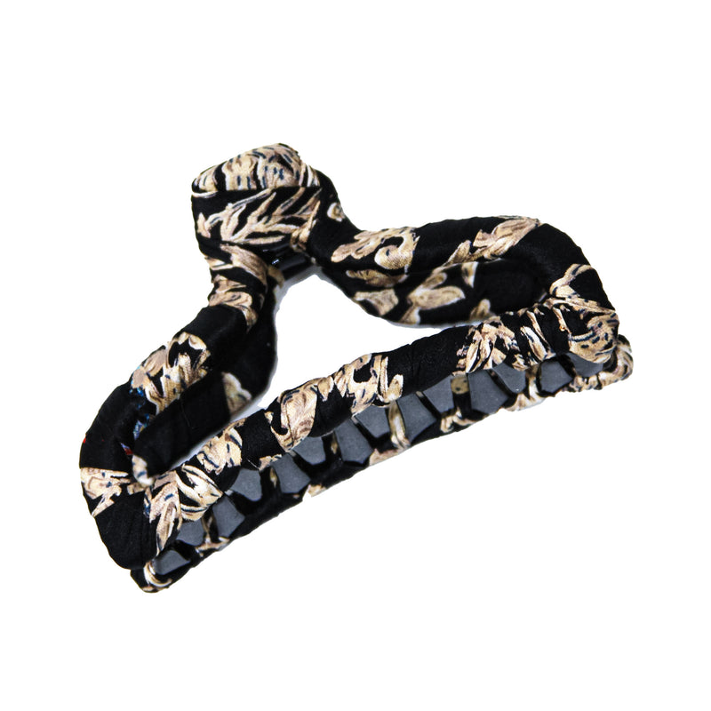 Luxury big vintage black hair clip, eco-friendly sustainably made in USA best hair accessories