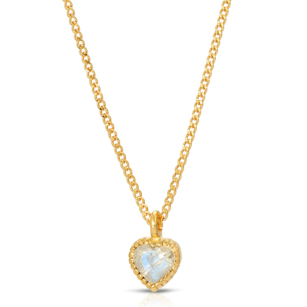 Natural Gemstone Heart Charm Gold Necklace in 925 Sterling Silver, Clear Rainbow Quartz gold Necklace, Rose Quartz gold Necklace, Emerald gold Necklace, holiday gift idea, birthstone jewelry, wedding gift, friendship gift, heart gold link necklace, minimalist jewelry, Korean style jewelry