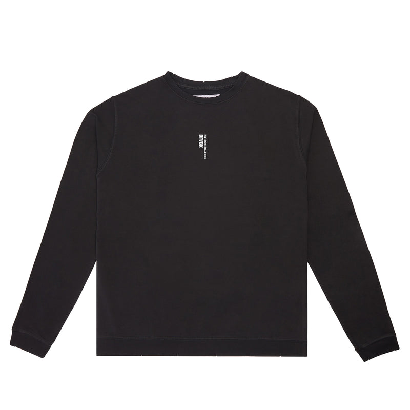 Premium Men's Graphic Sweatshirt Made in USA, Unisex Black Slogan lightweight fleece Sweat, Maison Soyenne