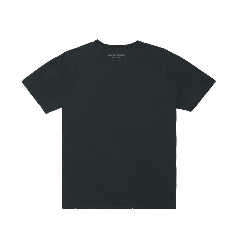 Best Men’s graphic Outsider For Now tee, premium crisp t-shirts, Eco-friendly, sustainably made in Los Angeles, USA unique Men’s graphic black tees