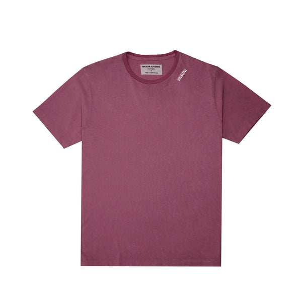 Best Men’s graphic Lonerism tee, premium crisp t-shirts, Eco-friendly, sustainably made in Los Angeles, USA unique Men’s graphic burgundy tees