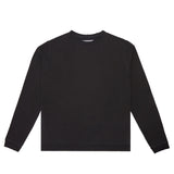 Best men's solid sweatshirt, eco-friendly made in USA, vintage luxury organic cotton unisex distressed black sweatshirt , maison soyenne