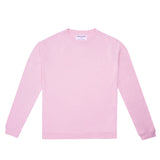 Best men's solid sweatshirt, eco-friendly made in USA, vintage luxury organic cotton unisex sweatshirt pink, maison soyenne