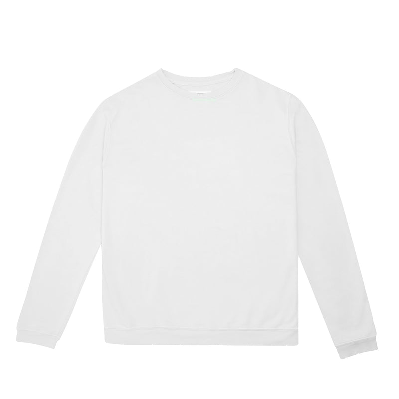 Best men's solid sweatshirt, eco-friendly made in USA, vintage luxury organic cotton unisex distressed white sweatshirt , maison soyenne