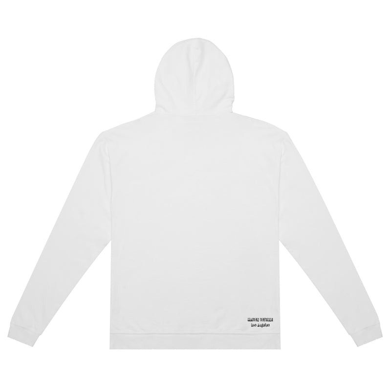 Premium Men's Graphic Hoodie Made in USA, best unisex white light fleece Lonerism Hoodie, Maison Soyenne