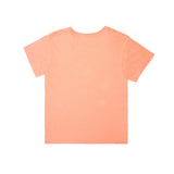 Best women's t-shirts eco-friendly made in USA, vintage luxury soft women's distressed peach tee, maison soyenne
